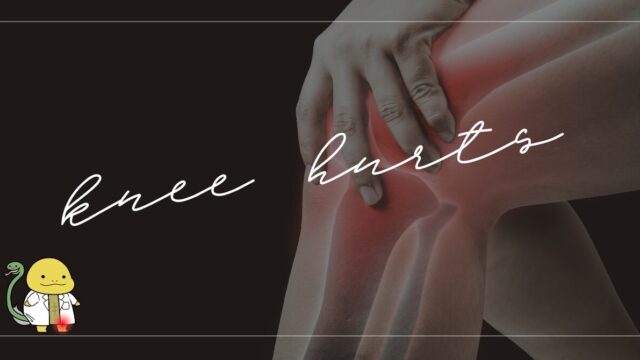 膝の痛みを表した画像